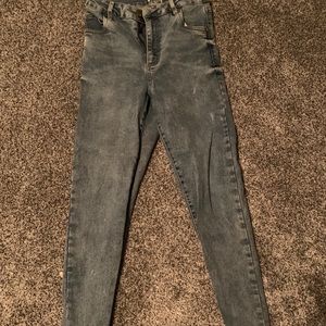 Acid Wash Skinny Jeans